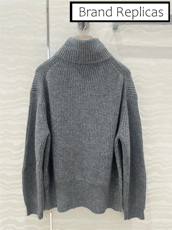 BC Turtleneck Cashmere Sweater Grey